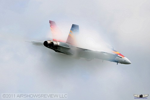 CF-18. Sunday was a great day especially in the early afternoon to see the static aircraft and the performers.